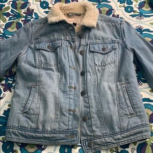 Sherpa lined Jean jacket